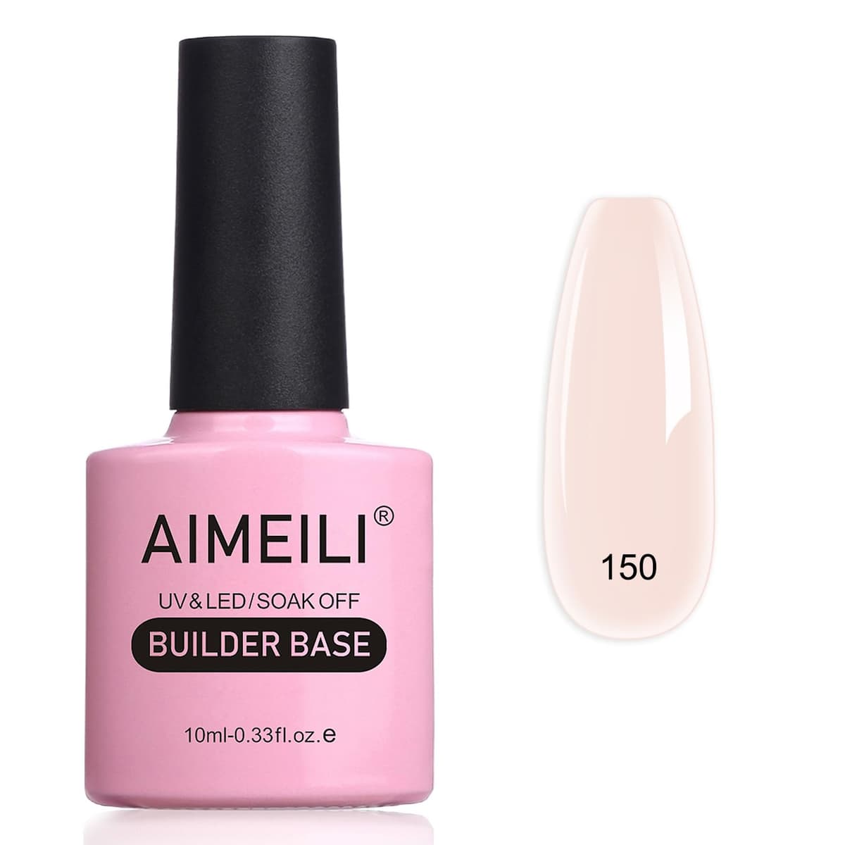 AIMEILI Gel Uñas Constructor Base Coat y Builder Gel 7 en 1 Nail Extensión Esmaltes Semipermanentes de Uñas UV LED Building Base 10ML — view 17