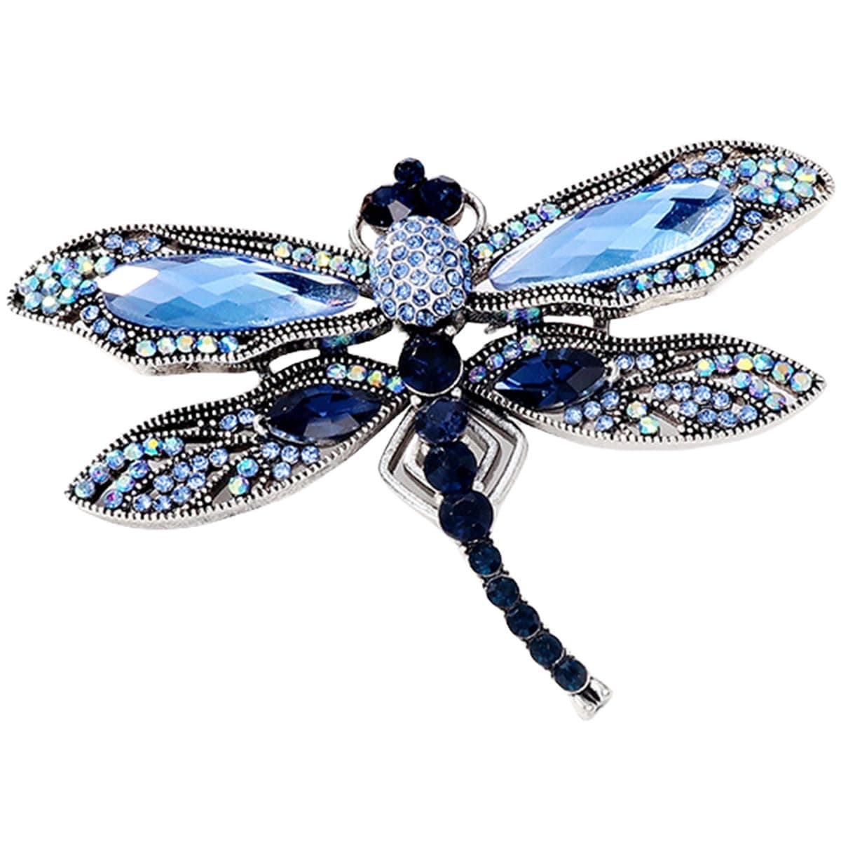 FAIRYGATE Anti Exposure Fixed Brooches Women Unisex Vintage Rhinestone Office Party Brooch Pins Lapel Pin Dress Suit Accessories Boutonniere — view 4