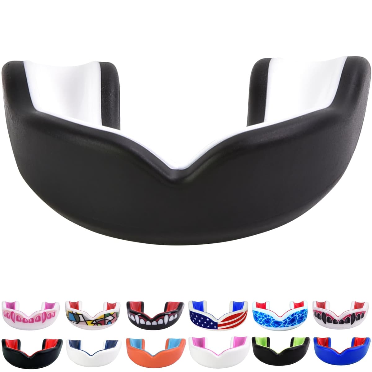 Oral Mart Vampiro colmillo Protector bucal con Estuche ventilado para Karate, Boxeo, Combate, Taekwondo — view 10