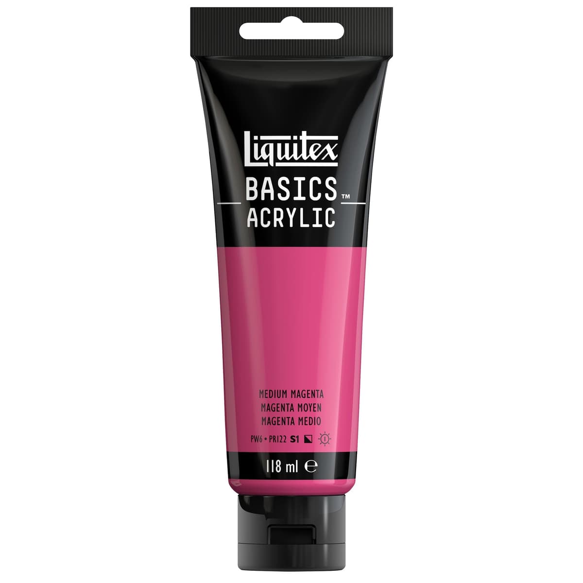 LIQUITEX Basics Acrylic Paint, Mars Black, 118 ml Tube — view 14
