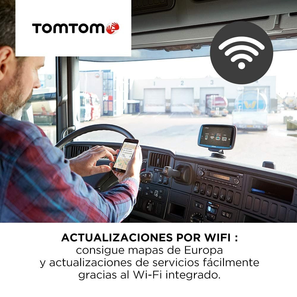 TomTom GO Professional 620, Navegación Profesional para Vehículos Grandes, TomTom Traffic a Través de Smartphone, 6 pulgadas, Negro/Gris — view 4