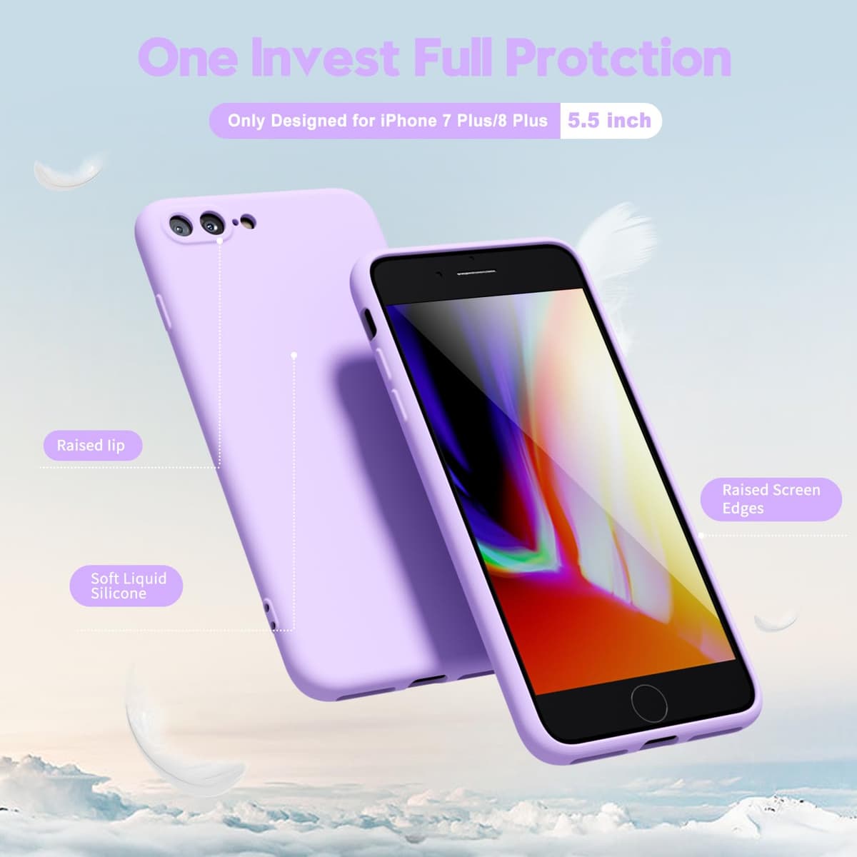 oakxco for iPhone 17 Pro Max Phone Case Liquid Silicone, Cute Thin Slim Grip Soft Rubber Gel for Women Men, Smooth Matte TPU Plain Solid Color Girly Simple Case with Camera Cover, Light Pink — view 1434