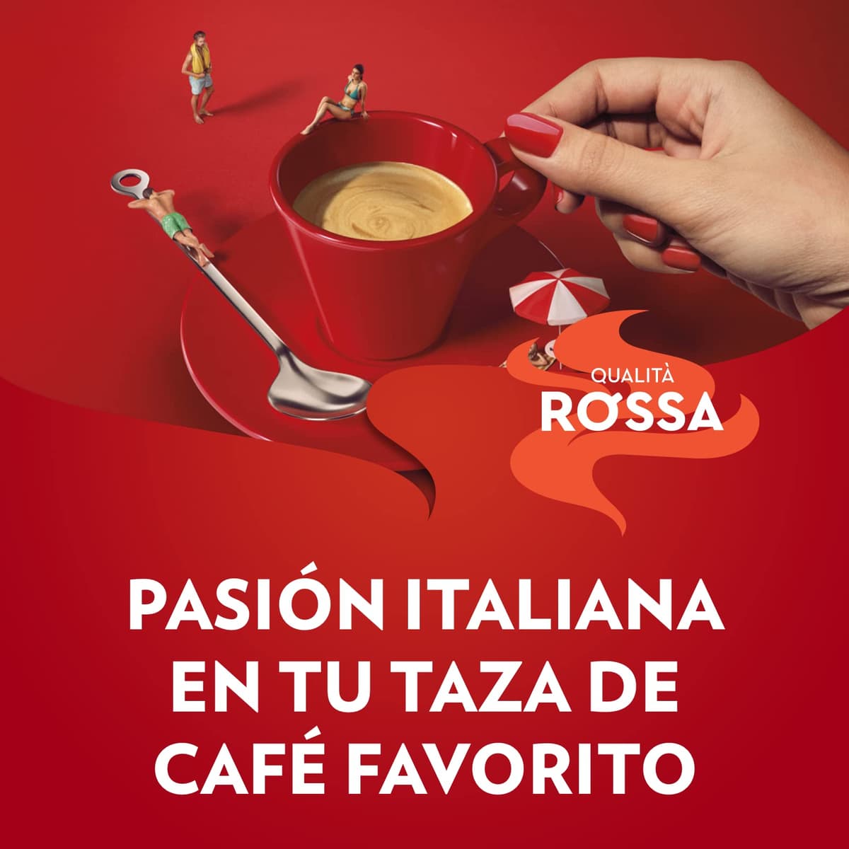 Lavazza, Qualità Rossa, Café Molido Natural, 2 Paquetes de 250 g, Ideal para Cafetera Italiana, de Filtro y Francesa, con Notas Aromáticas de Chocolate, Arábica y Robusta, Intensidad 5, Tueste Medio — view 2