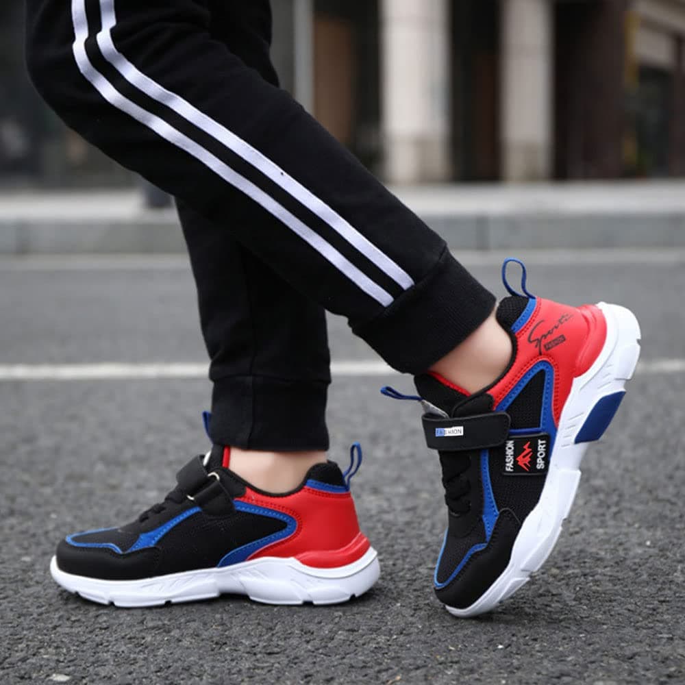 Zapatillas Niña Niño Zapatillas de Deporte para Niños Niñas Sneakers Transpirable Cómodos Zapatos Casuales Antideslizante Sneakers Unisex-niños 26EU-37EU — view 2