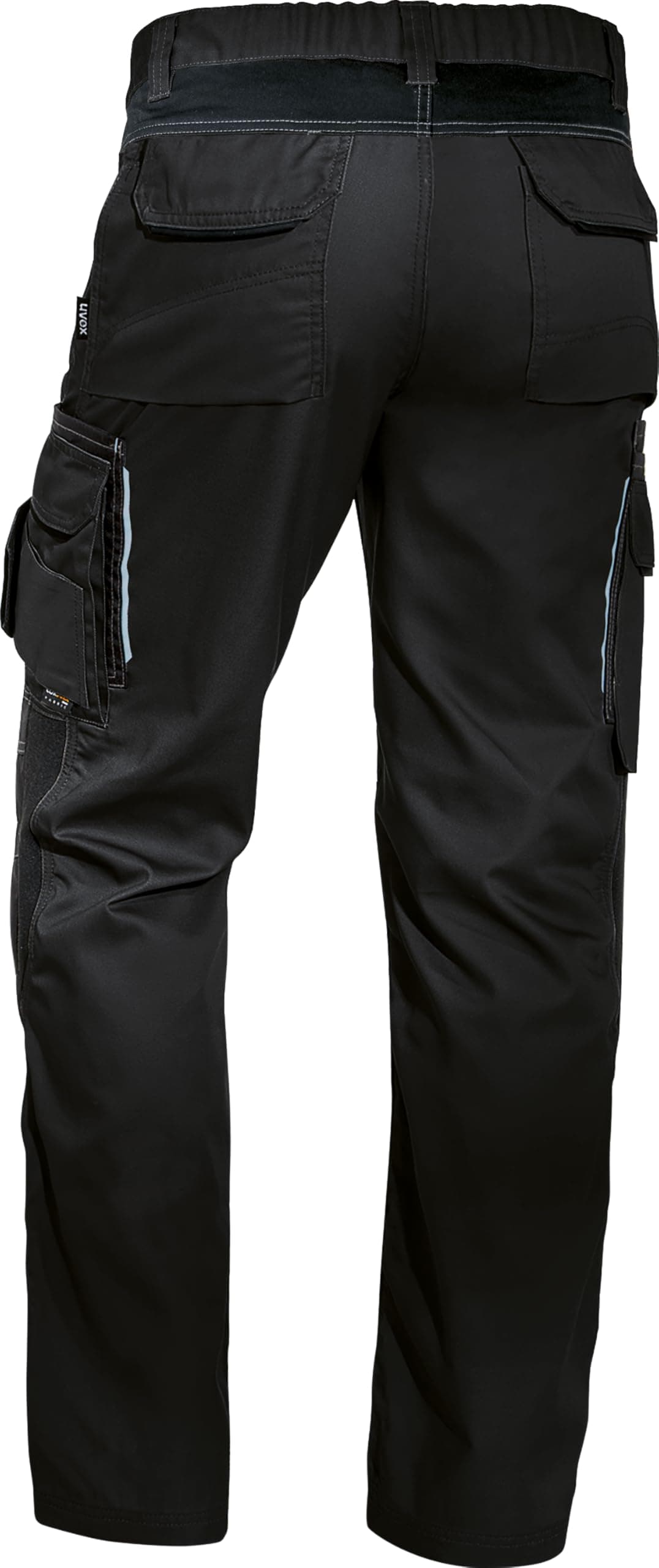 Uvex Tune-up 8909 Pantalon de Trabajo para Hombre - Pantalones Cargo para Trabajar de Algodón y de Cordura - Multibolsillos - Bolsillo de Las Rodilleras - Color Gris, Negro, Azul, Verde, Blanco — view 3