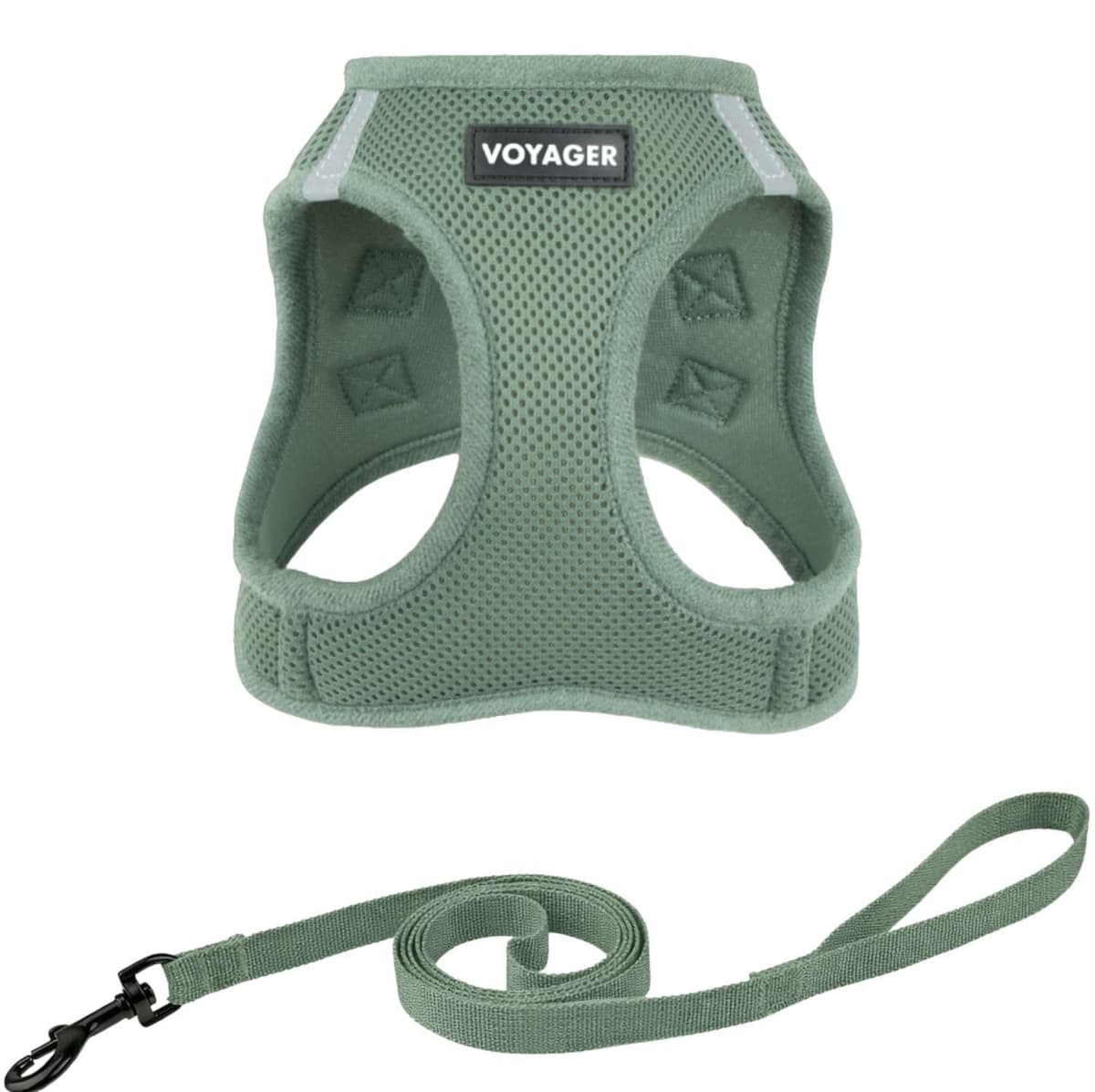 Best Pet Supplies Voyager Step-in Lock Pet Harness – All Weather Mesh, Adjustable Step in Harness for Cats and Dogs Turquoise (Matching Trim), XL (Chest: 22-36") — view 60