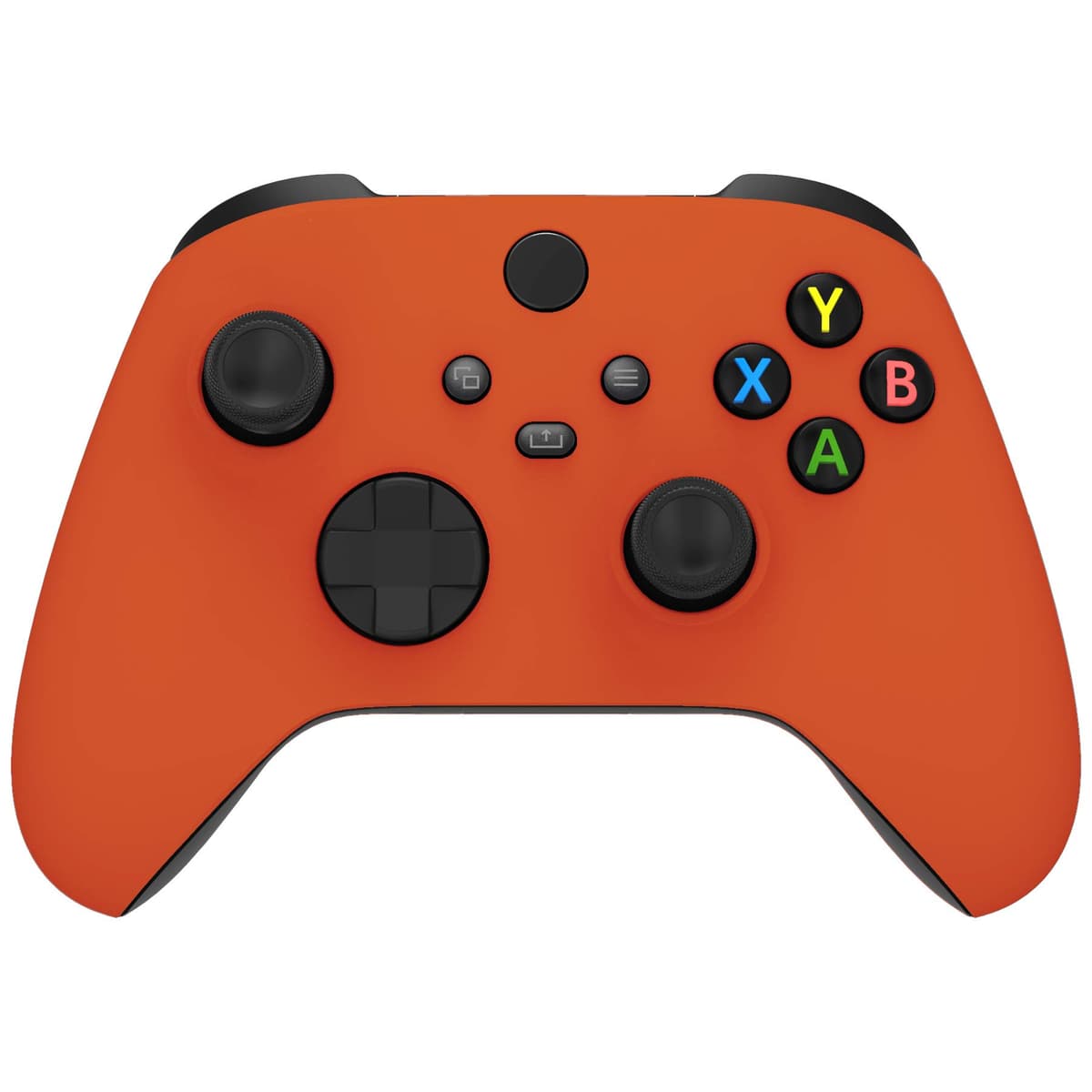eXtremeRate Carcasa Delantera y Grip para Xbox Series X/S Mando - Cubierta Frontal Protectora de Agarre Empuñadura para Xbox Series S X Controlador - No Incluye Mando (Naranja) — view 7