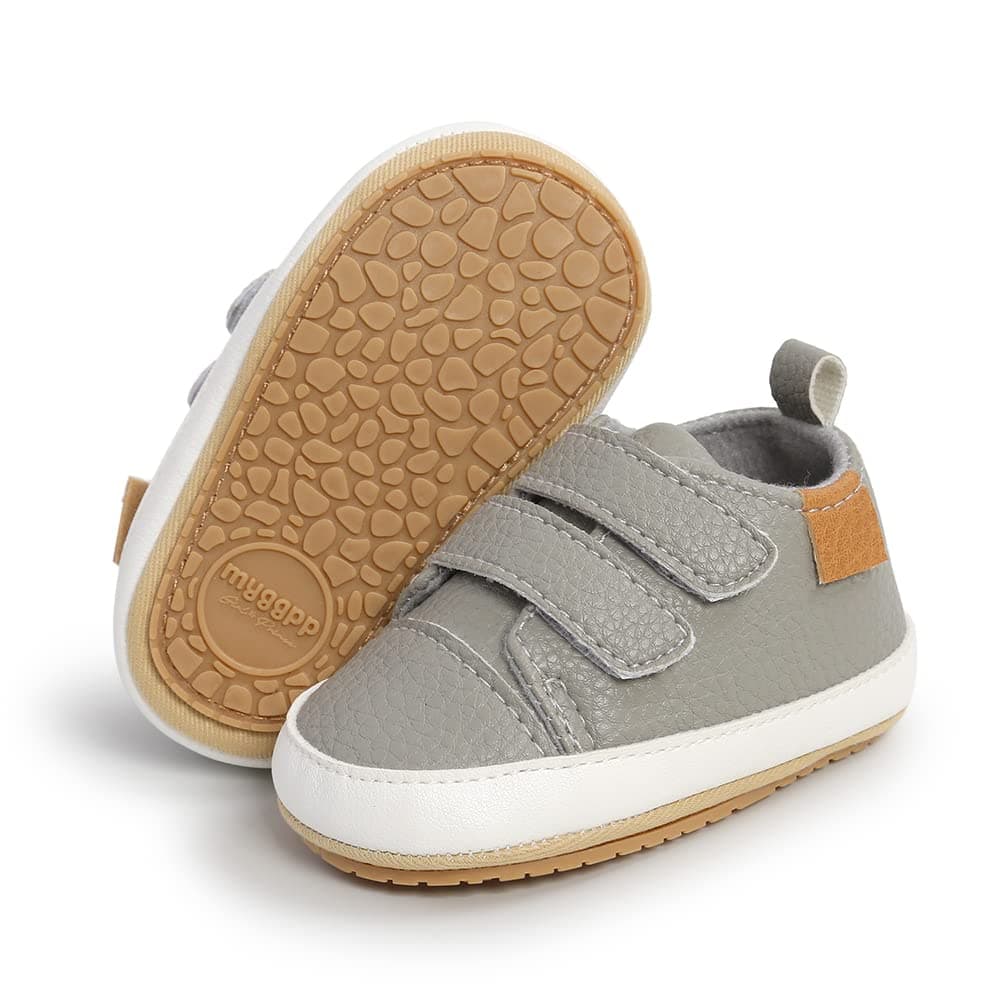 RVROVIC Baby Boys Girls Sneakers Anti-Slip Oxford Loafer Flats Infant Toddler PU Leather Soft Sole Baby Shoes — view 16