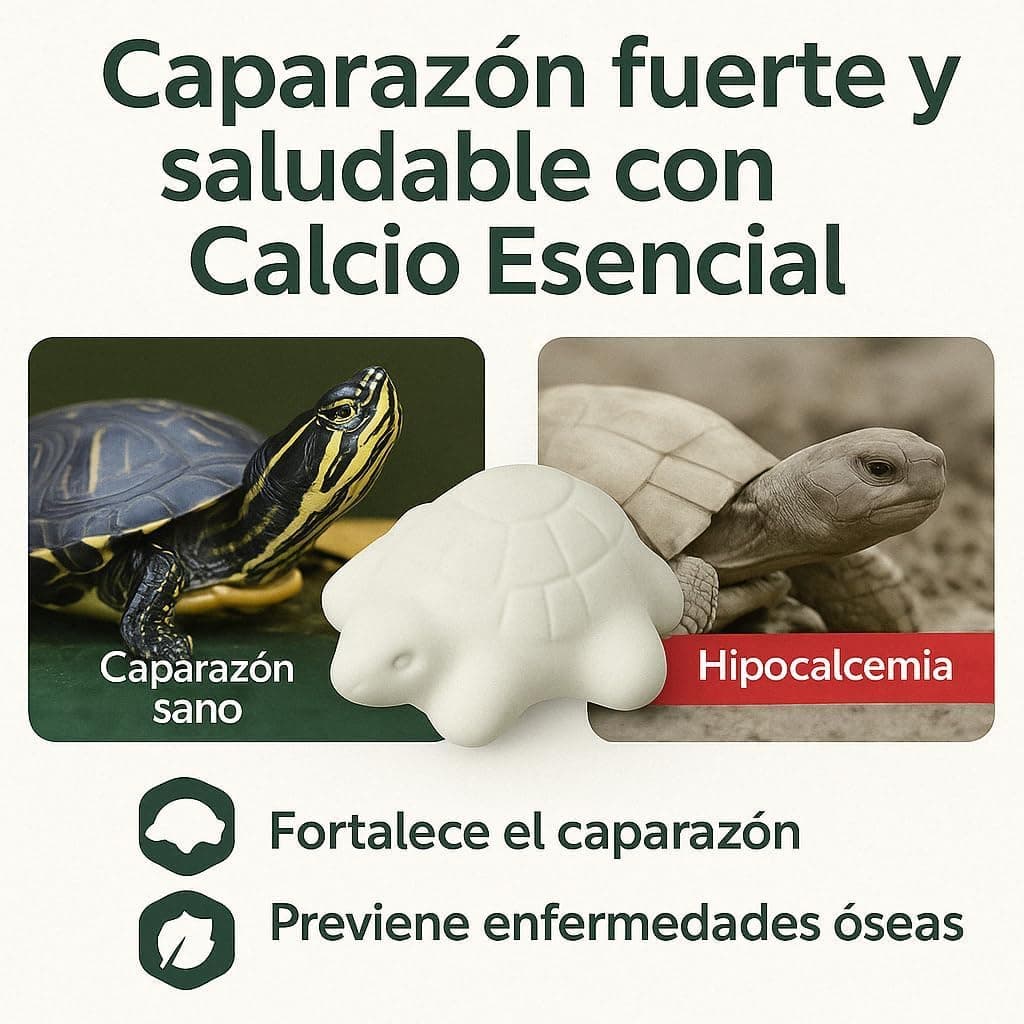 MOLY Pack 15 Bloques de Calcio Vitaminado para Tortugas de Agua | Pastillas Carburo Calcio Disolubles en Agua de Liberación Lenta para Tortuguera | Fortalece Caparazón | Neutraliza pH Acuario — view 3