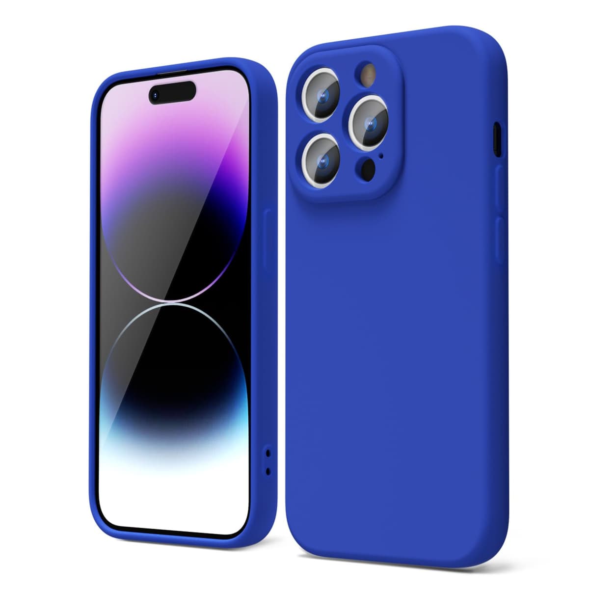 oakxco for iPhone 17 Pro Max Phone Case Liquid Silicone, Cute Thin Slim Grip Soft Rubber Gel for Women Men, Smooth Matte TPU Plain Solid Color Girly Simple Case with Camera Cover, Light Pink — view 1012