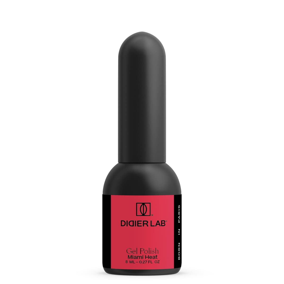 DIDIER LAB Premium Gel Nail Polish Studios Miami Heat – TPO-Free UV LED Colour – Long-Lasting High Gloss Finish – Rich Pigmentation with Easy Application – Chip Resistant Soak-Off – 8ml