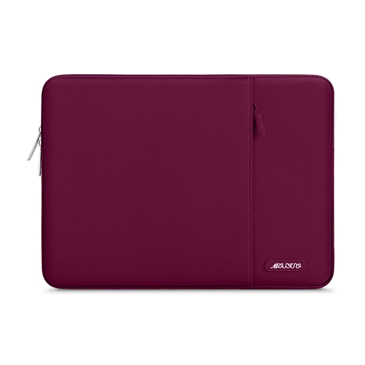 MOSISO Laptop Case 13.3 inch, 13-13.3 inch Laptop Sleeve Compatible with MacBook Air/Pro 13/Pro 14 M5 M4 M3 M2 M1, HP Dell ASUS Lenovo,Polyester Vertical Computer Sleeve Bag with Pocket, Gray — view 23