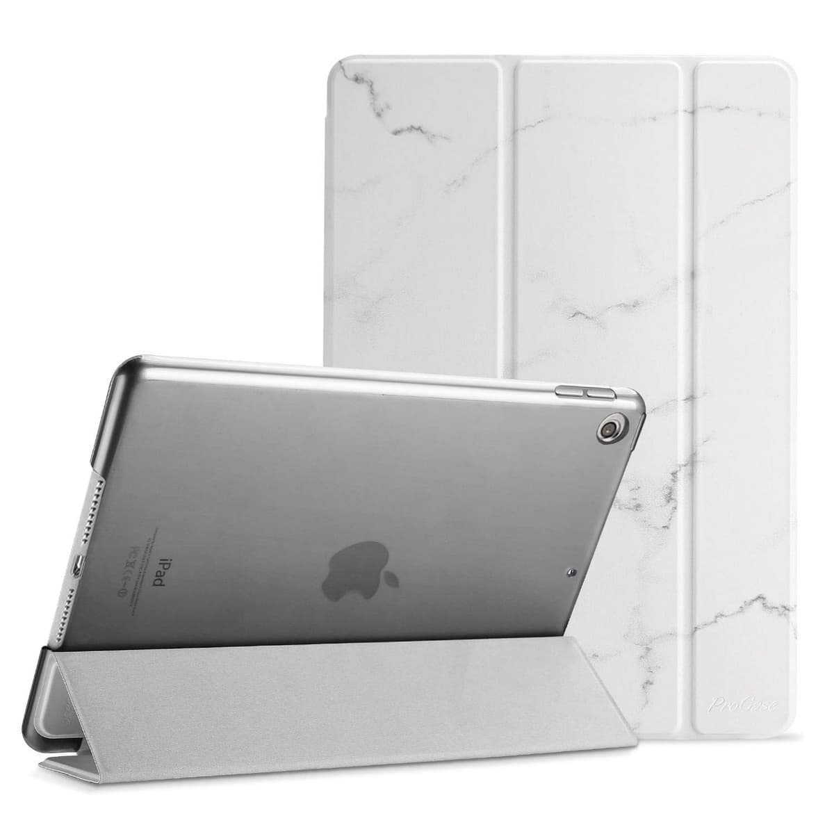 ProCase for iPad 9th/ 8th/ 7th Generation Case 10.2 Inch (2021/2020/2019 Release), 10.2 iPad Case 9th/ 8th/ 7th Gen Cover, Slim Smart Cover with Translucent Hard Shell Back -AntiqueMoss — view 17