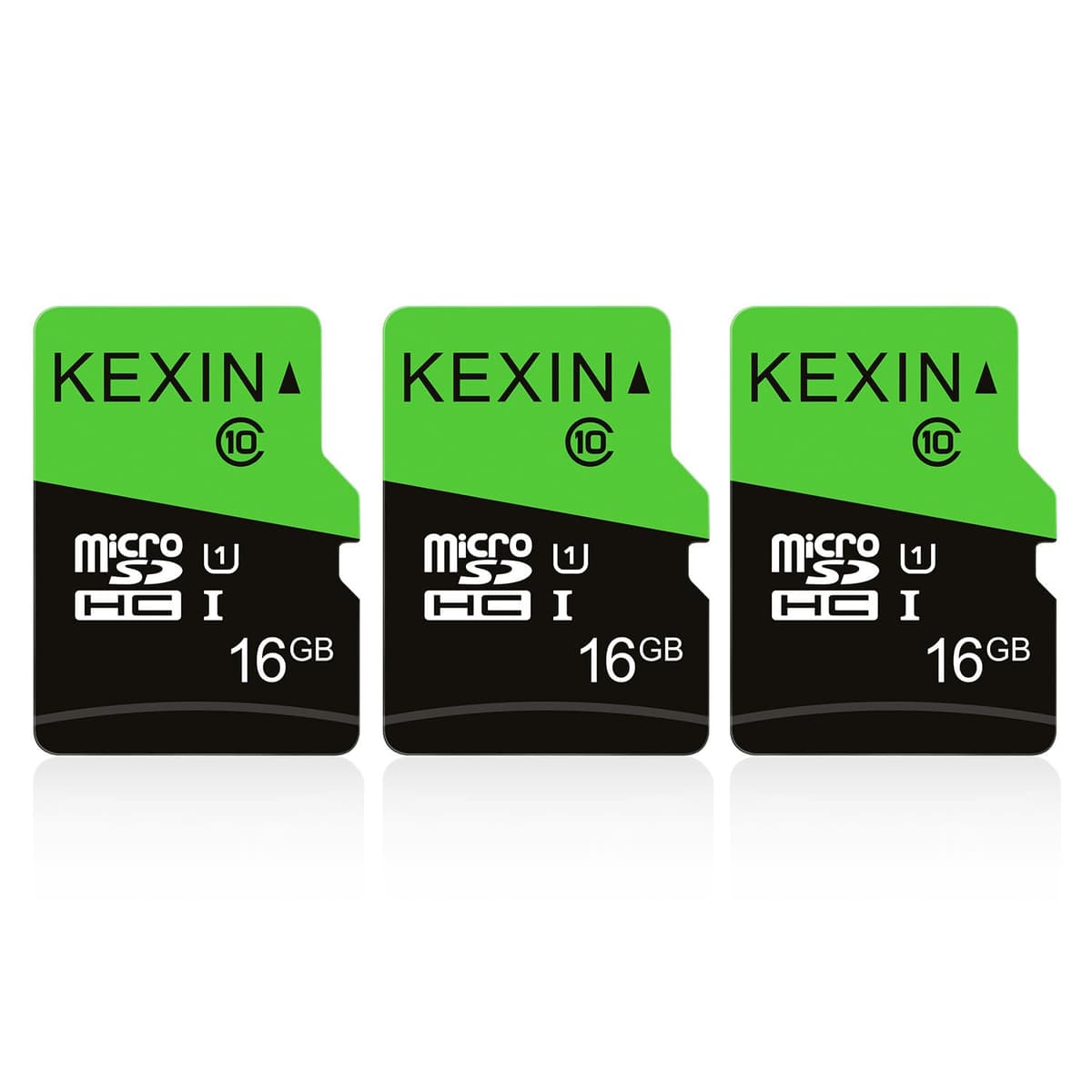 KEXIN Micro SD Card 32GB 3 Pack MicroSDHC Memory Card Class 10 High Speed Card Micro SD 32 GB UHS-I TF Card, C10, U1, SD Adapter Include — view 13