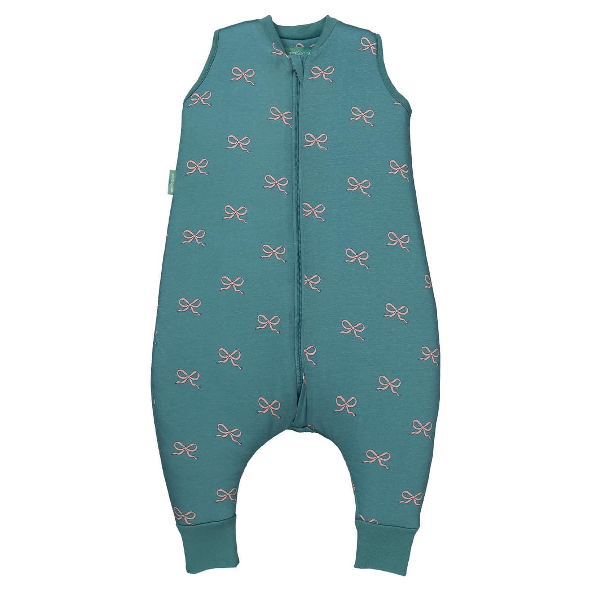 molis&co - Pijama Manta con Pies 2.5 TOG - 70 cm (1 año) - Ideal para Invierno - Suave y cálido - 100% algodón (Oeko-Tex 100) - Green Garden — view 11