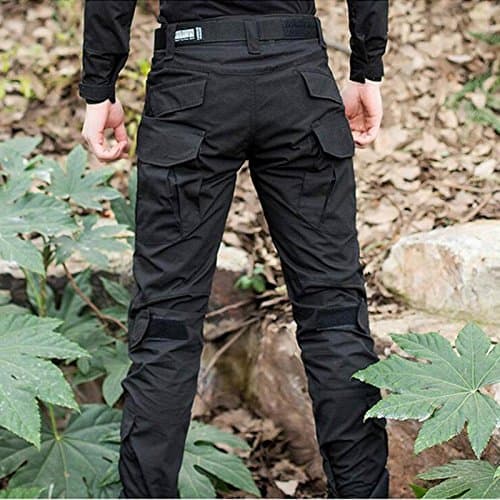 HANSTRONG Gear Military Army Tactical Airsoft Paintball Shooting Pants Combat Men Pants Knee Pads BK(M) — view 2
