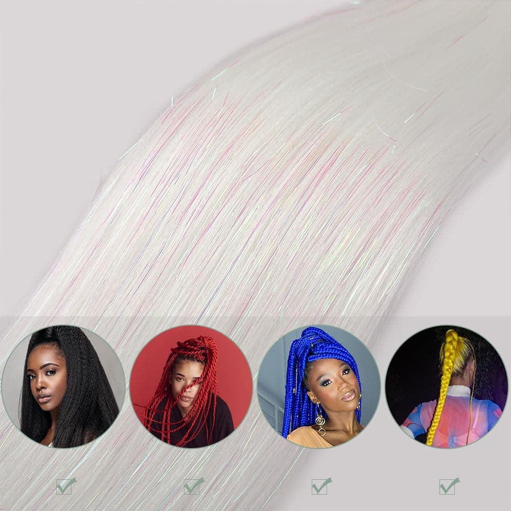 YDDM Capelli Per Treccine Africane Morado Extension Treccine Texture Yaki Easy Install per Principianti 32 Pollici 3 Pezzi Capelli Leggeri e Naturali per Box Braids, Twist e Crochet — view 194