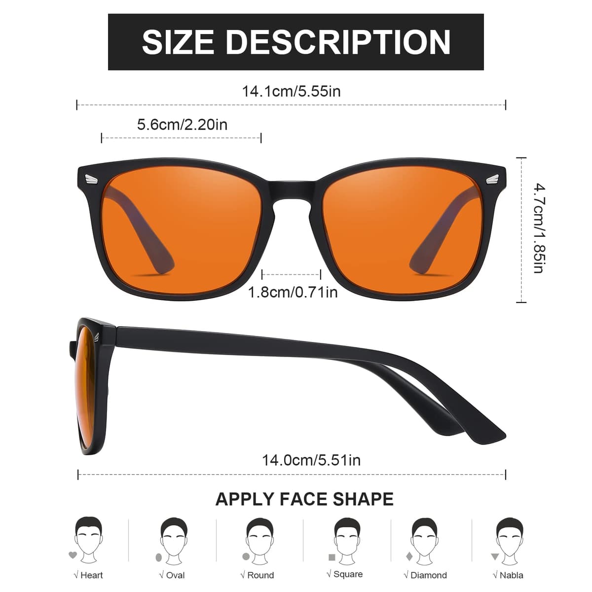 Okany Gafas Bloqueadoras de Luz Azul para Gaming y Jugadores de eSports, con Potente Filtro de Pantalla, Protección Contra Deslumbramiento, Fatiga Ocular y UV400, Gafas para Hombres y Mujeres — view 2