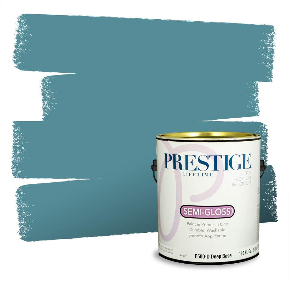 PRESTIGE Paints Interior Paint and Primer In One, 1-Gallon, Semi-Gloss, Comparable Match of Valspar* Dewdrop* — view 127