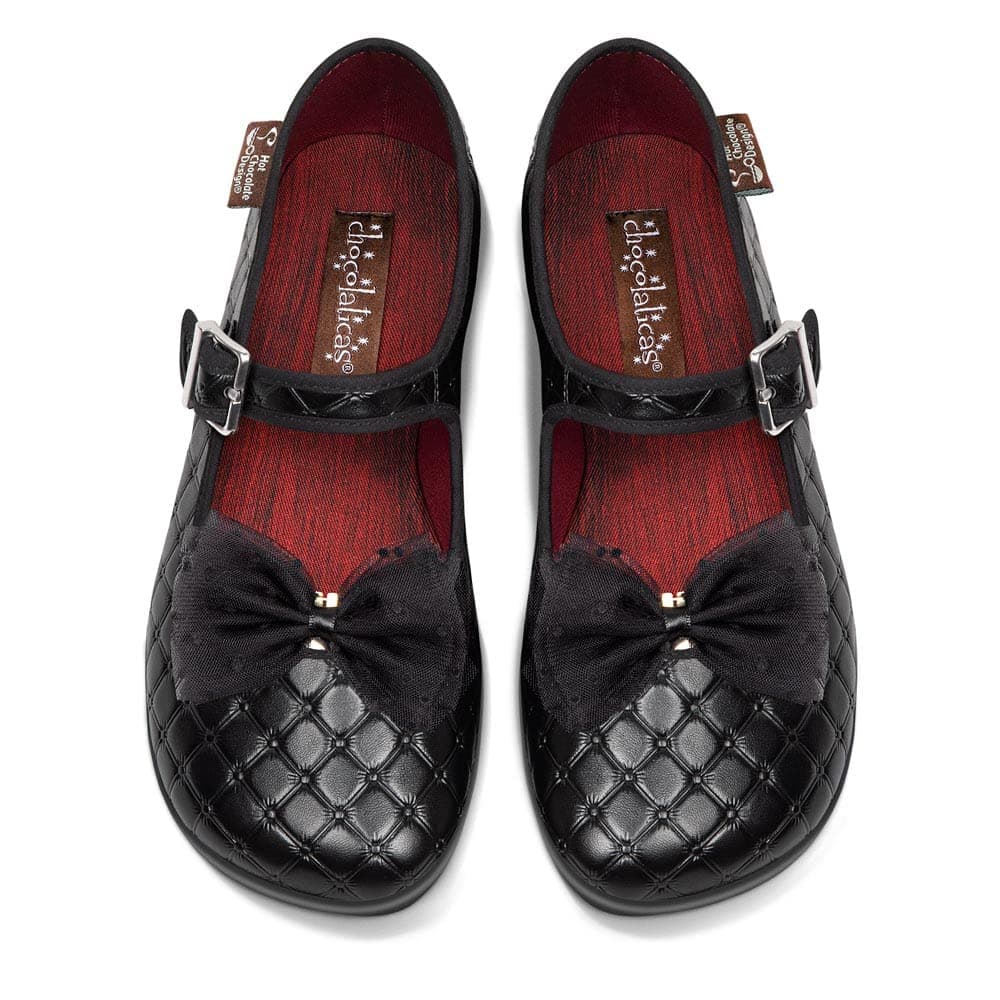 Hot Chocolate Design Chocolaticas Funky Canvas Women's Mary Jane Flat Shoes — view 107