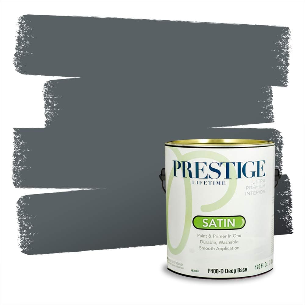 PRESTIGE Paints Interior Paint and Primer In One, 1-Gallon, Semi-Gloss, Comparable Match of Valspar* Dewdrop* — view 339