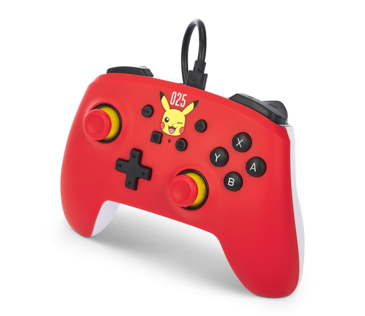 PowerA Wired Controller for Nintendo Switch OLED - Laughing Pikachu, Gamepad, Officially Licensed — view 5