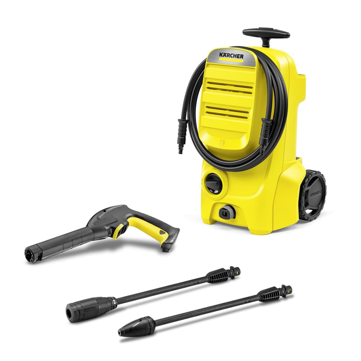 Kärcher K 3 Classic Home pressure washer, pressure: max. 120 bar, flow rate: 380 l/h, area: 25 m²/h, water filter, weight: 4.2 kg, high-pressure hose and gun, dirt blaster, spray lance, Home Kit — view 8