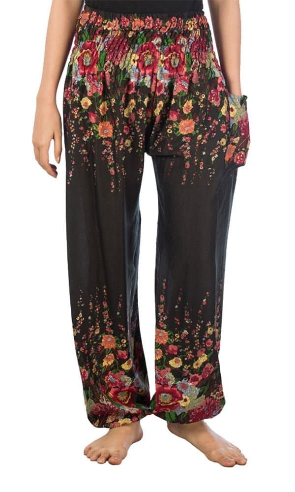 Lofbaz Harem Pants for Women Yoga Boho Hippie Clothing Womens Palazzo Bohemian Pajama Trousers Beach Indian Gypsy Genie Clothes — view 60