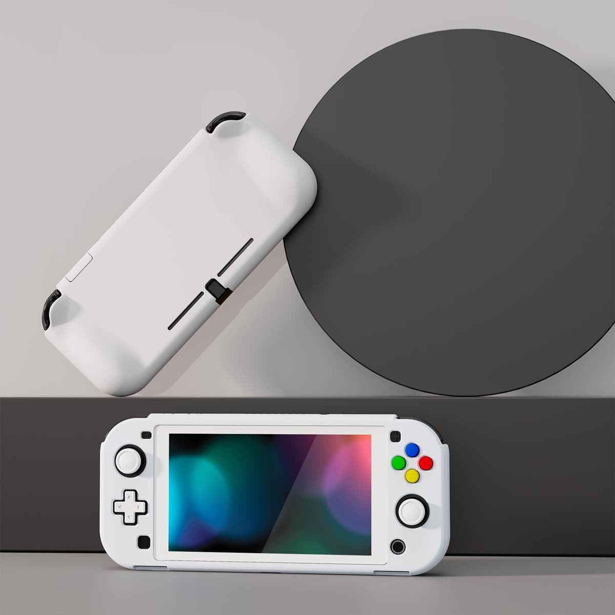 PlayVital ZealProtect Funda Protectora Dura para Nintendo Switch Lite Accesorios Carcasa con Protector de Pantalla & Tapas de Agarre para el Pulgar & Pegatinas de ABXY Dirección Botón — view 3