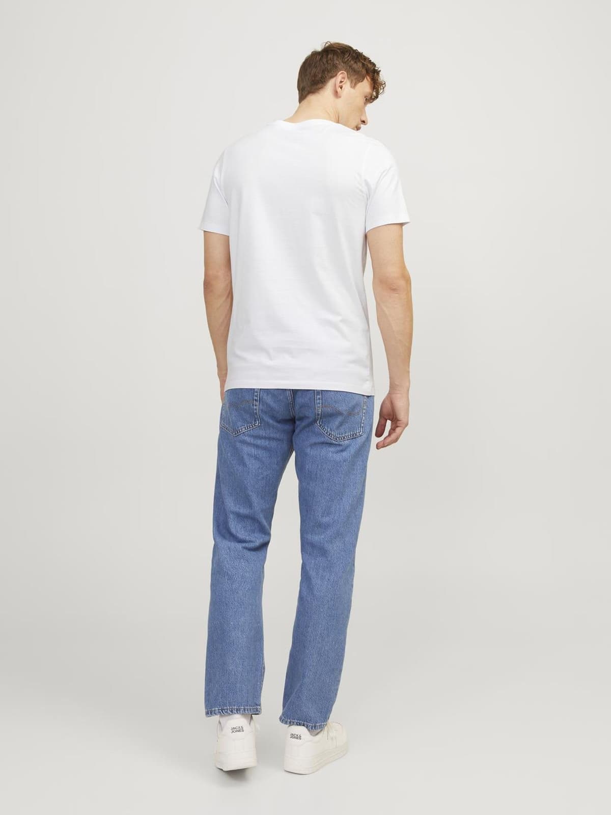 JACK & JONES T-Shirt Basic V-Neck T-Shirt — view 3