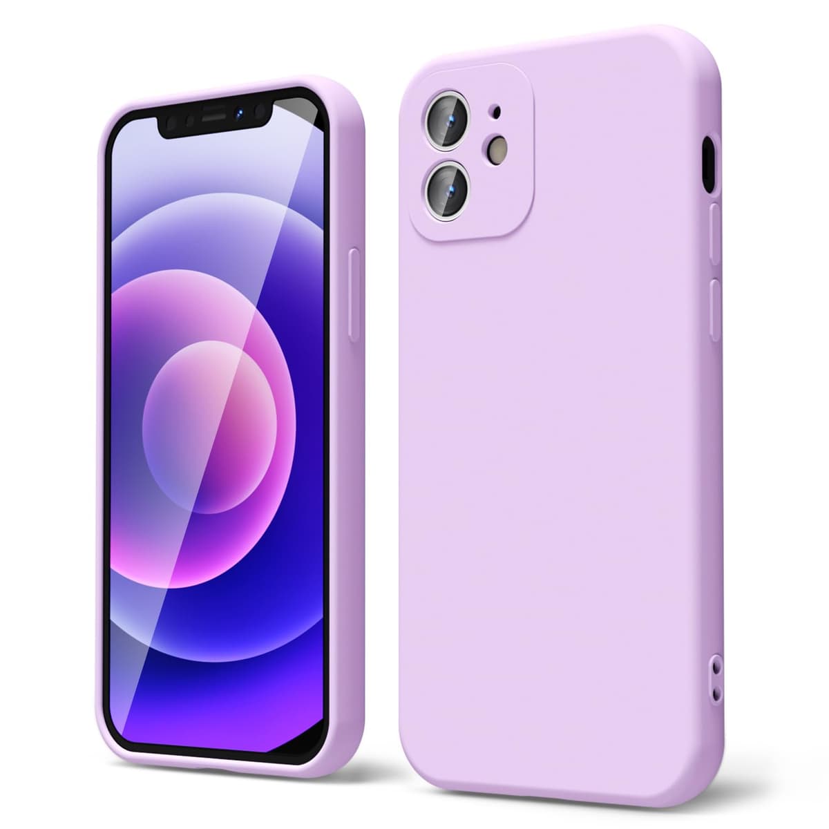 oakxco for iPhone 17 Pro Max Phone Case Liquid Silicone, Cute Thin Slim Grip Soft Rubber Gel for Women Men, Smooth Matte TPU Plain Solid Color Girly Simple Case with Camera Cover, Light Pink — view 149