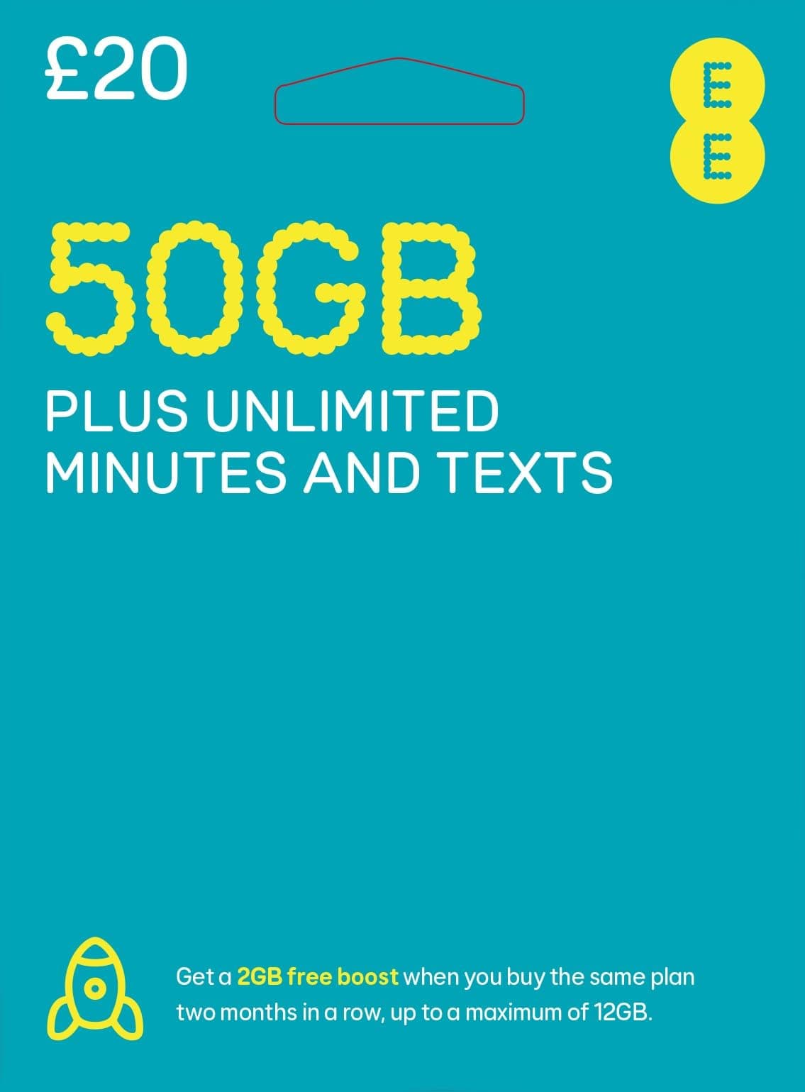 EE PAYG £10 Data Sim Includes £10 pre-paid credit, 8GB Data, 500 Minutes and Unlimited Texts (EE £10-8GB) — view 9