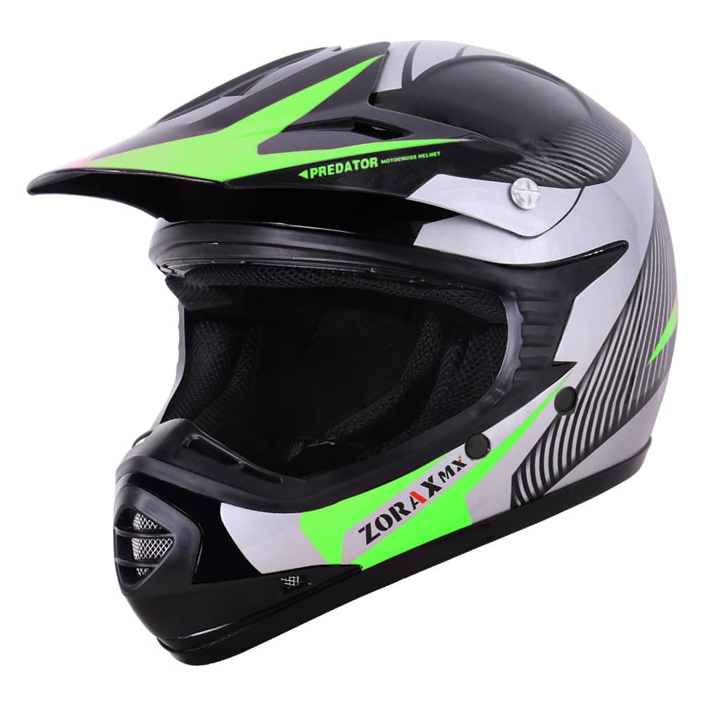Zorax Black M (51-52cm) Kids MX Motocross Helmet Children Motorbike Dirt Bike Helmet ECE 22-06 — view 10
