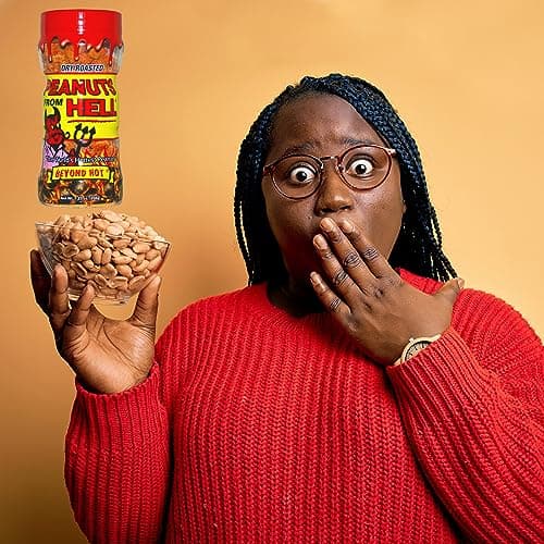 KICKIN’ Habanero Pepper Spicy Hot Peanuts – 12oz - Ultimate Spicy Gourmet Gift Peanuts - Try if you dare! (Peanuts from HELL) — view 5