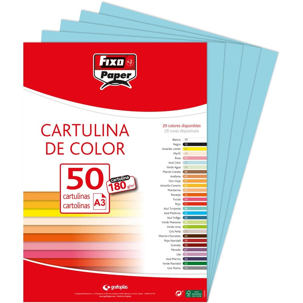 Fixo Paper 11110470 - Pack de 100 – Cartulina blanca A4, 180g — view 112