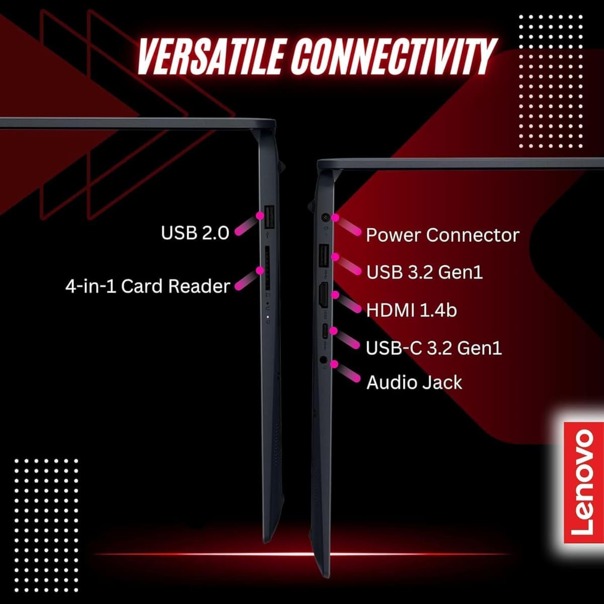 Lenovo V15 Business Laptop, 2026 Edition, Intel Core, 15.6 inch FHD, 128GB SSD, Ethernet Port RJ-45, Long Battery Life, Windo — view 4
