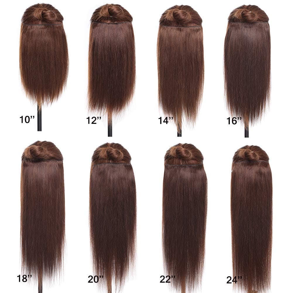 16"(40cm) SEGO Extensiones de Clip de Pelo Natural [#99J Borgoña] Remy Cabello Humano Balayage 8 Piezas 18 Clips Lisas Invisibles Human Hair (65g) — view 5