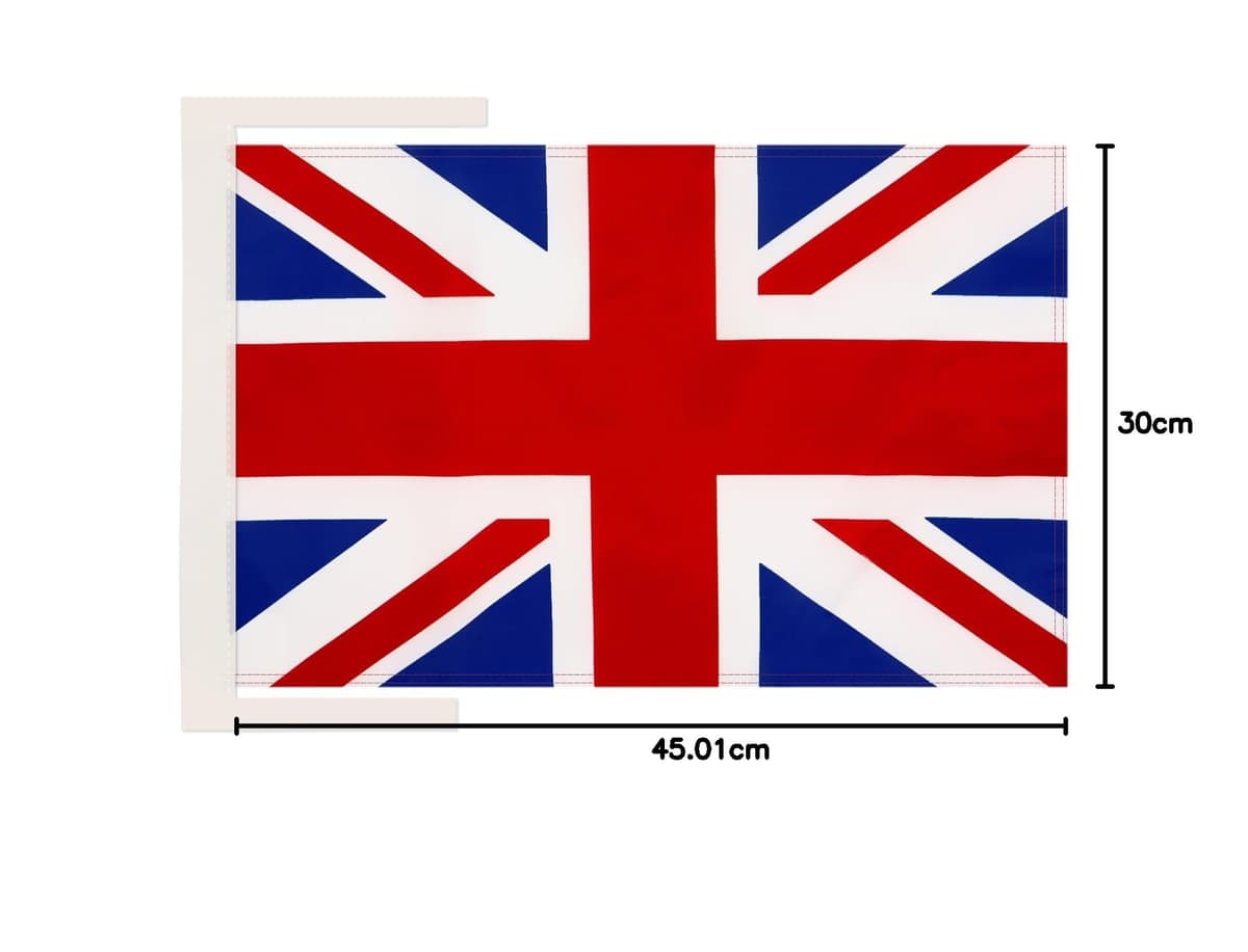 AZ FLAG - United Kingdom Flag - 18'' x 12'' - 100% Polyester UK - British - England Small Banner with Two Cords - Fade Resistant - Vivid Colors - 18x12 in - 45x30 Cm — view 4