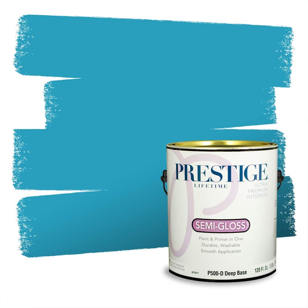 PRESTIGE Paints Interior Paint and Primer In One, 1-Gallon, Semi-Gloss, Comparable Match of Valspar* Dewdrop* — view 1317