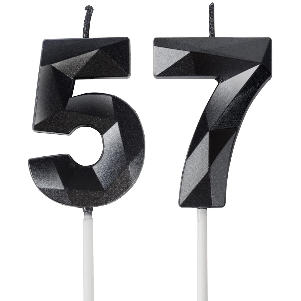 Yiran 50th Birthday Candles, Gold Number 50 Happy Birthday Candles, Cake Topper Decorations for Birthday Party, Wedding Anniversary Celebration Supply — view 140