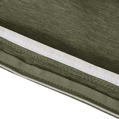 Classic Accessories 62-004-HFERN-EC Montlake Cont. Seat Cushion Foam and Slip Cover, Heather Fern, 18" wide x 18" deep x 2" thick contoured — view 8