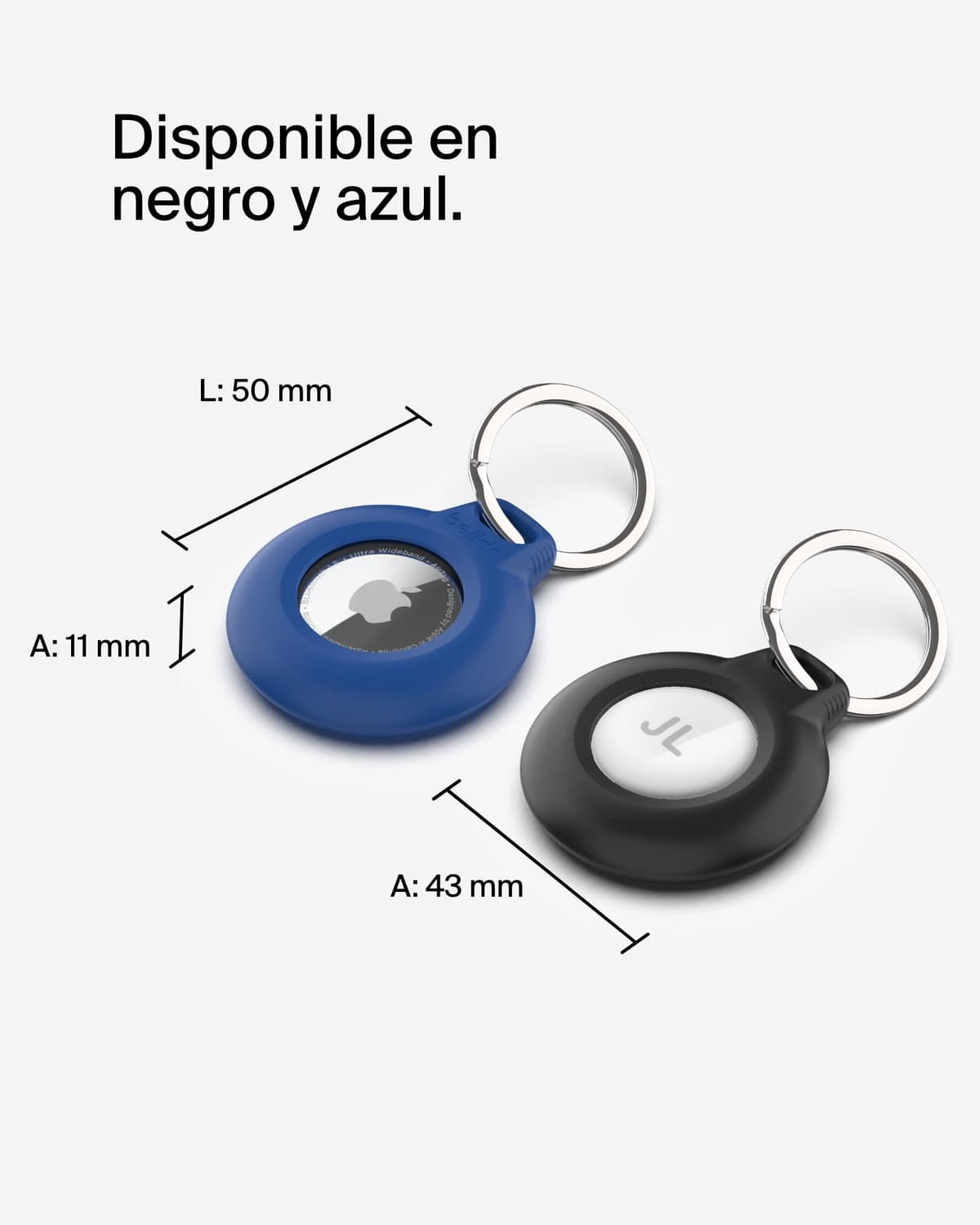 Belkin Secure Holder Funda Impermeable con Llavero para AirTag, Cubierta Resistente y antiarañazos, Accesorio Protector con Anillo para Llaves, Mascotas, Mochilas, Maletas y Otros, Negro una Unidad — view 5