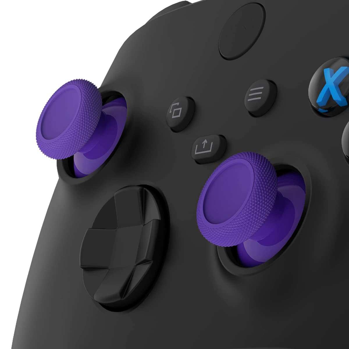 eXtremeRate Joysticks para Xbox Series S X Control Palancas Analogicos Joystick Reemplazable para Xbox One Repuesto para Pulgar Thumbsticks para Xbox One S/X/Estandard/Elite Mando(Violeta) — view 3