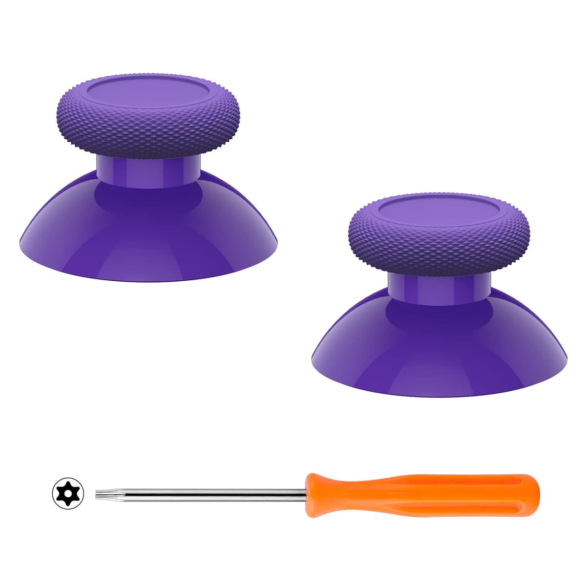 eXtremeRate Joysticks para Xbox Series S X Control Palancas Analogicos Joystick Reemplazable para Xbox One Repuesto para Pulgar Thumbsticks para Xbox One S/X/Estandard/Elite Mando(Violeta)