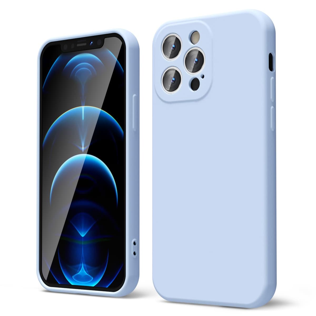 oakxco for iPhone 17 Pro Max Phone Case Liquid Silicone, Cute Thin Slim Grip Soft Rubber Gel for Women Men, Smooth Matte TPU Plain Solid Color Girly Simple Case with Camera Cover, Light Pink — view 133