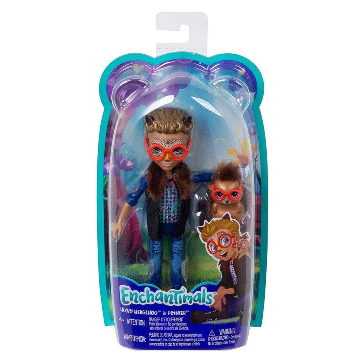 Enchantimals - Muñeco Hixby Hedgehog - muñeco - (Mattel FJJ22) Multicolor