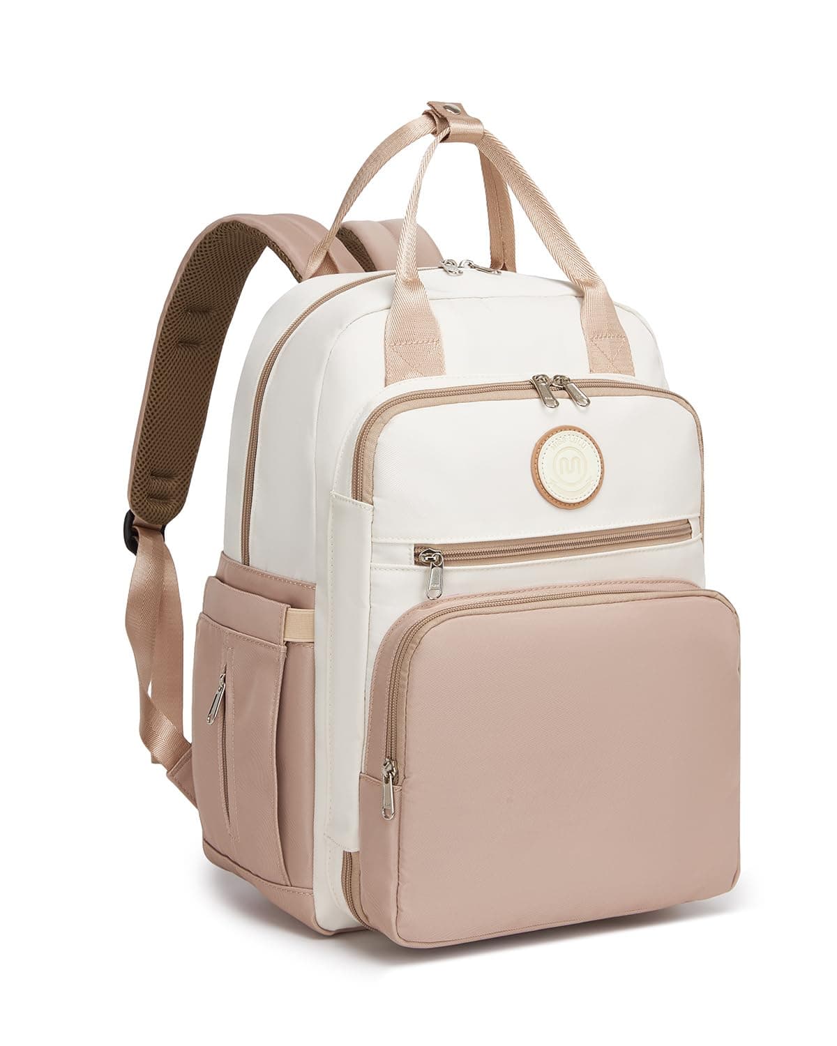 Miss Lulu Mochila Pañalera Bebé Impermeable Gran Capacidad, Mochila Maternidad Multifuncional con Correas para Cochecito, Bolsa Isotérmica para Biberones Ideal para Mamá y Papá en Viaje