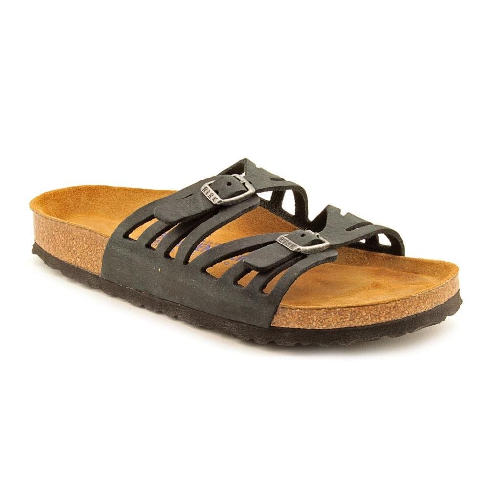 Birkenstock Rio Sandals Girls White/Patent Sandals Shoes — view 80