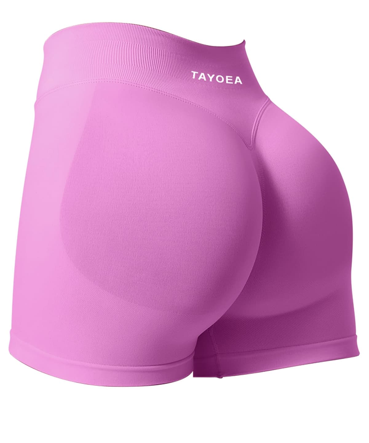 TAYOEA Pantalones Cortos Ciclismo Deportivos para Mujer Mallas Correr Cintura Alta Gimnasio Fitness Yoga Medias Push Up Booty Butt Scrunch Opaco Sin Costuras — view 17