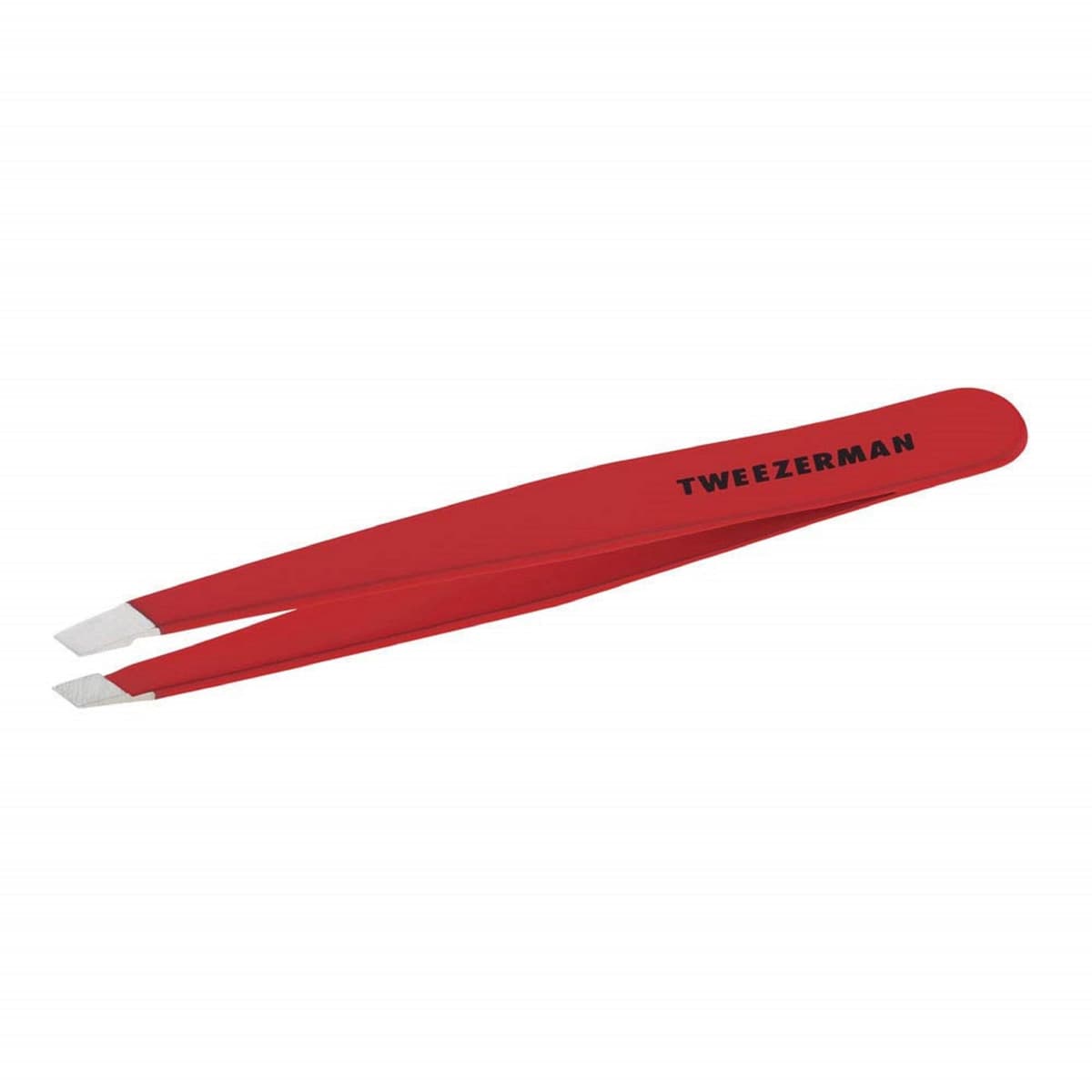 Tweezerman Slant Tweezer, Full Size, Professional Stainless Steel Precision Tweezers for Facial Hair and Eyebrows, (Pack of 1) — view 3
